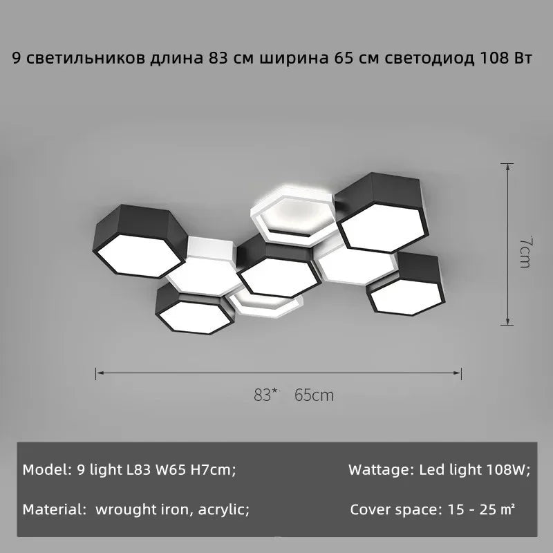 Smart LED Dimmable Chandelier Modern Ceiling Lamp Lighting