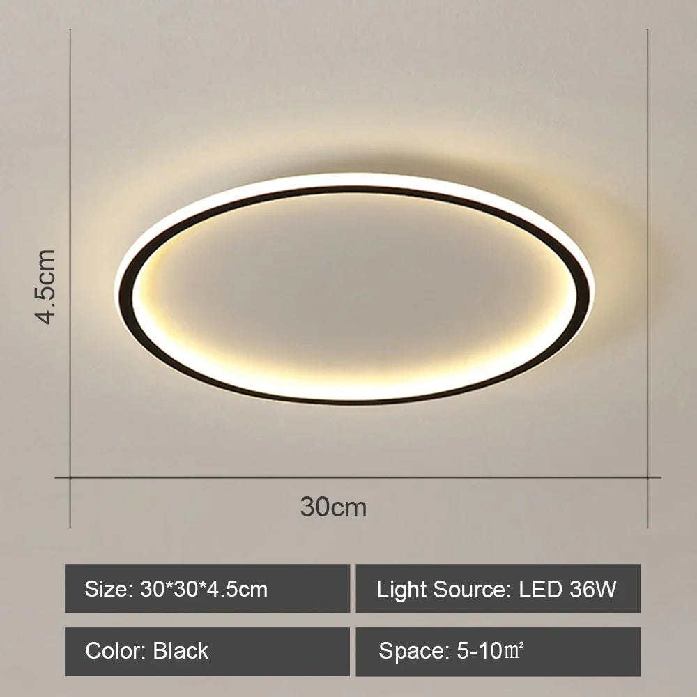 Nordic LED Ceiling Chandelier Acrylic Decor Modern Indoor Lighting