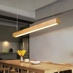 Wooden LED Pendant Lights for Kitchen Office Bedroom Dining Room Modern Nordic Design