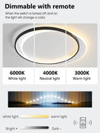 LED Ceiling Lamp Set - Modern Minimalist Nordic Bedroom Living Room Lighting