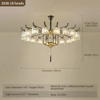 Luxury Crystal Chandelier: Modern Chinese Villa Living Room Lighting