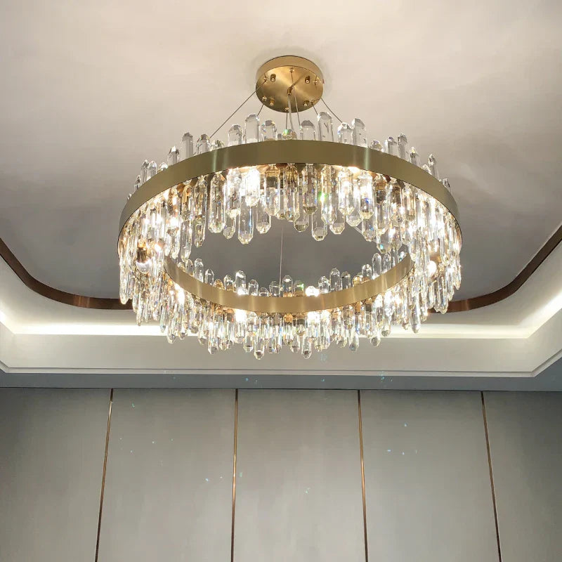 Crystal Chandelier: Post-Modern High-End Luxury for Living Room, Bedroom, and Restaurant