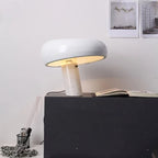 Mushroom LED Table Lamp - Orange Night Light for Kid's Bedroom and Study Desk