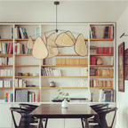 Nordic Bamboo Leaf Chandelier for Living Room and Kitchen