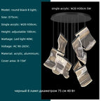 Modern Acrylic Leaf Dimmable LED Chandelier for Luxury Home Decor