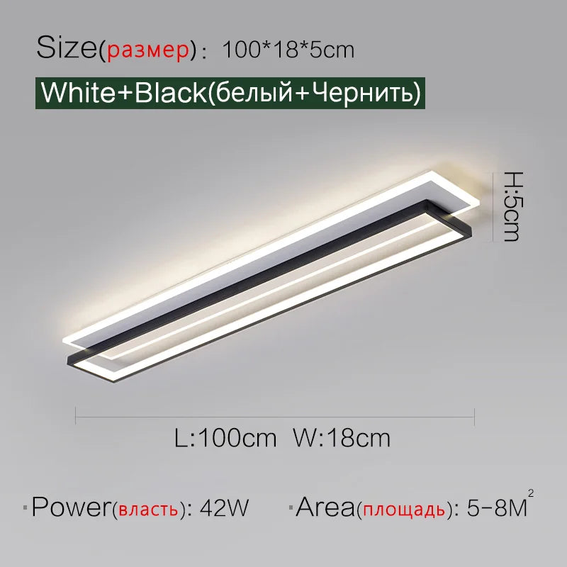 Modern LED Ceiling Light for Aisle, Corridor, Entry, Porch, Balcony, Cloakroom