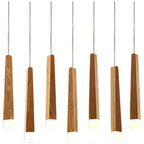 Modern Wood Chandelier Pendant for Dining Room, Living Room, Bedroom