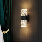 Modern Water Ripple Glass Wall Lamp for Luxury Home Decor