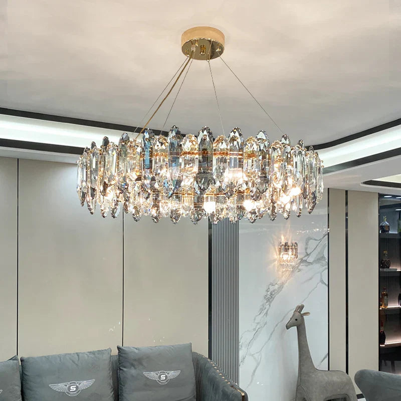 Crystal Chandelier: Luxury Nordic Post-modern Design for Living Room, Bedroom, Dining Room