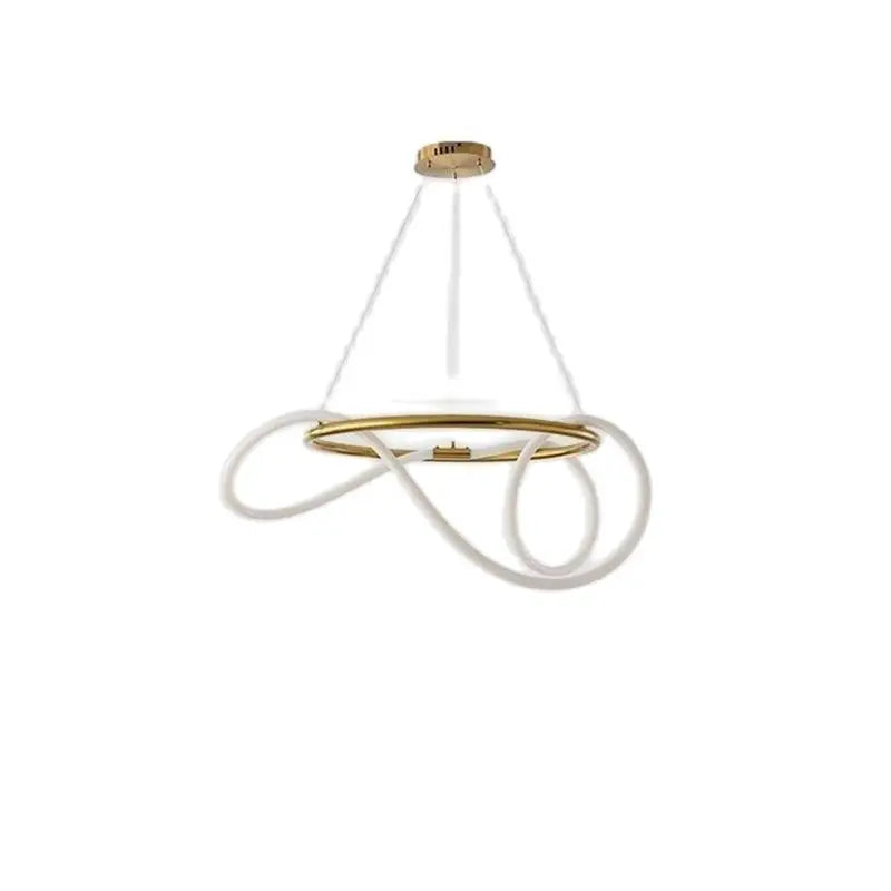Nordic Modern Round Ceiling Chandelier LED Lustre Lighting