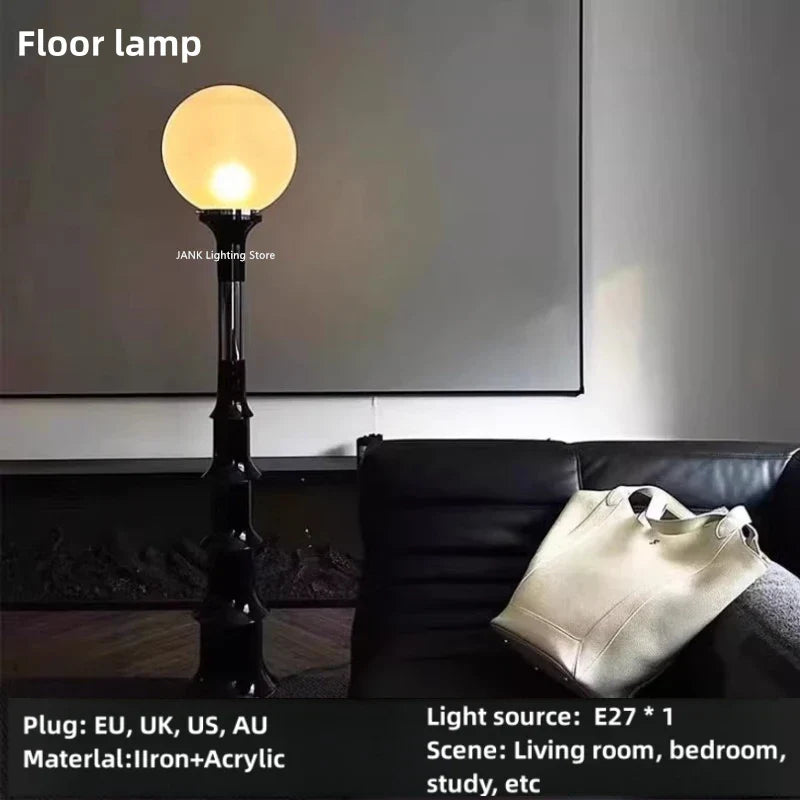 Colorful Retro LED Floor Lamp for Bedroom and Children's Study