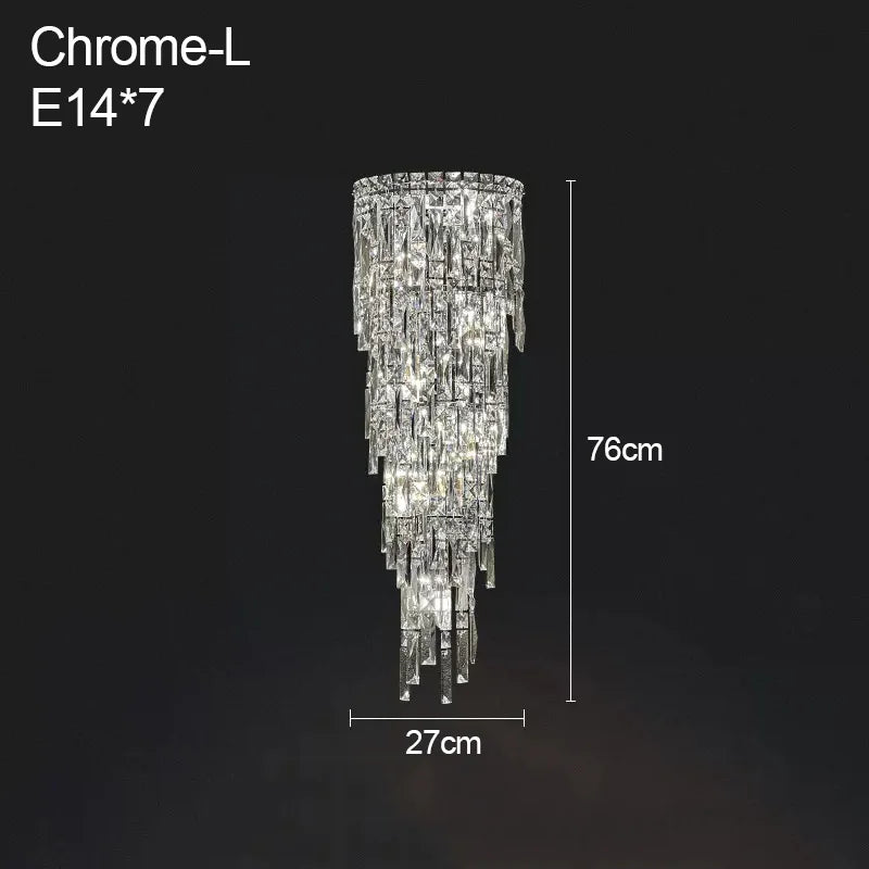 Modern Crystal Wall Lamp for Home Decor