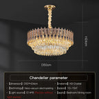 Crystal Chandelier: Elegant & Modern Bedroom & Living Room Lighting