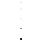 Cone Design Art Iron Hanging Cable Floor Lamp