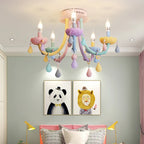 Macaron LED Ceiling Light for Children's Bedroom Decoration