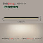 Long Strip LED Ceiling Lights for Balcony, Bedroom, Kitchen, Living Room Decor