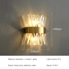 Luxury Art Decor Gold LED Wall Sconce by Afralia™: Modern Living Room Hotel Foyer Lighting