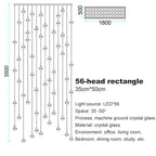 Crystal Ball Chandelier Pendant Light for Staircase Hallway Bar Décor