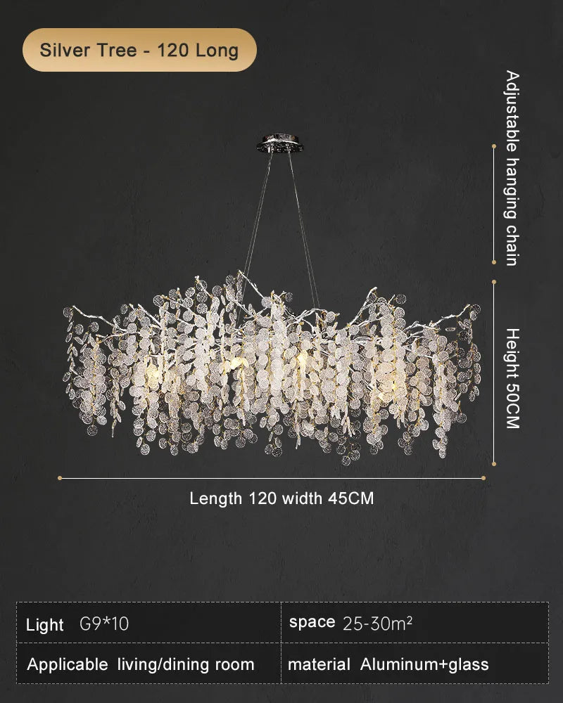 Crystal Pendant Chandelier: Elegant Lighting Fixture for Home, Dining Room, and Hotel