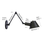 Rustic Warehouse Wire Wall Sconce Lamp: Industrial Retro Vintage Luminaire