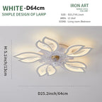 Smart LED Ceiling Fan Light - App Controlled, Silent, Adjustable Speed