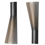 Wooden Spoke Wall Lamp for Home & Hospitality Spaces in White & Black