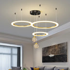 Circle Ring Pendant Light Chandelier Modern Living Room Bedroom Lamps Ceiling Luminaire