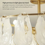 Crystal Chandelier: Modern Brass Luxury for Living Room & Bedroom