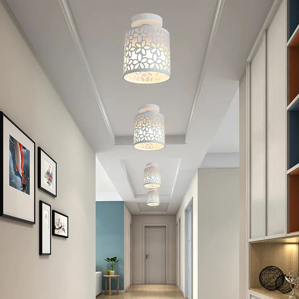 Industrial E27 Ceiling Lamp: Vintage Retro Loft Style for Home Living Room and Kitchen Decor