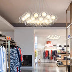 Nordic LED Multi Bubble Chandelier for Living Dining Office Kids Room