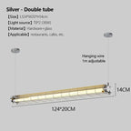 Long Bar Restaurant Pendant Light: Industrial Style for Coffee Shop and Office