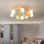 Frost Glass Ceiling Chandelier for Home Indoor Lighting