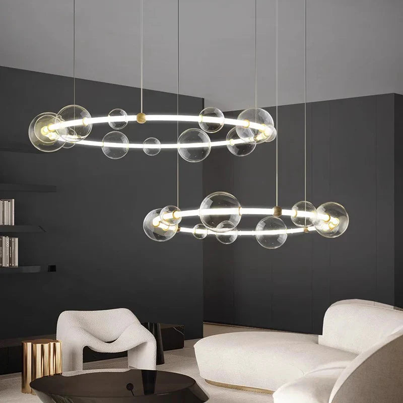 Modern LED Pendant Chandeliers for Living and Dining Room Lighting