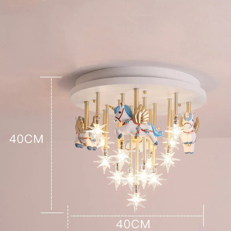 Anime Animal Ceiling Light for Kids' Room Decor