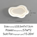 Modern White Round Ceiling Lighting with Remote Control Chandelier