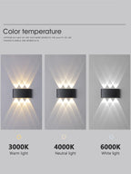 LED Modern Minimalist Wall Lamp for Bedroom, Living Room, Aisle