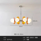 Nordic Beans Pendant Chandelier for Living Dining Study Room Kids Bedroom