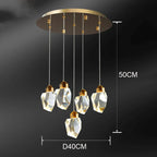Crystal Chandelier: Luxury Pendant Light for Living and Dining Room