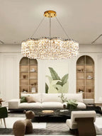 Crystal Chandelier Pendant Light, Elegant Hanging Lamp Fixture