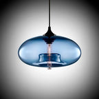 Glass Chandelier Pendant Lamps | Industrial Hanging Lighting Fixture for Kitchen, Restaurant