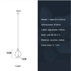 Magnolia Flower G9 LED Chandelier - White Luxury Pendant Light Fixtures