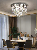 Crystal Chandelier: Modern Luxury LED Ceiling Lamp for Living Room and Bedroom
