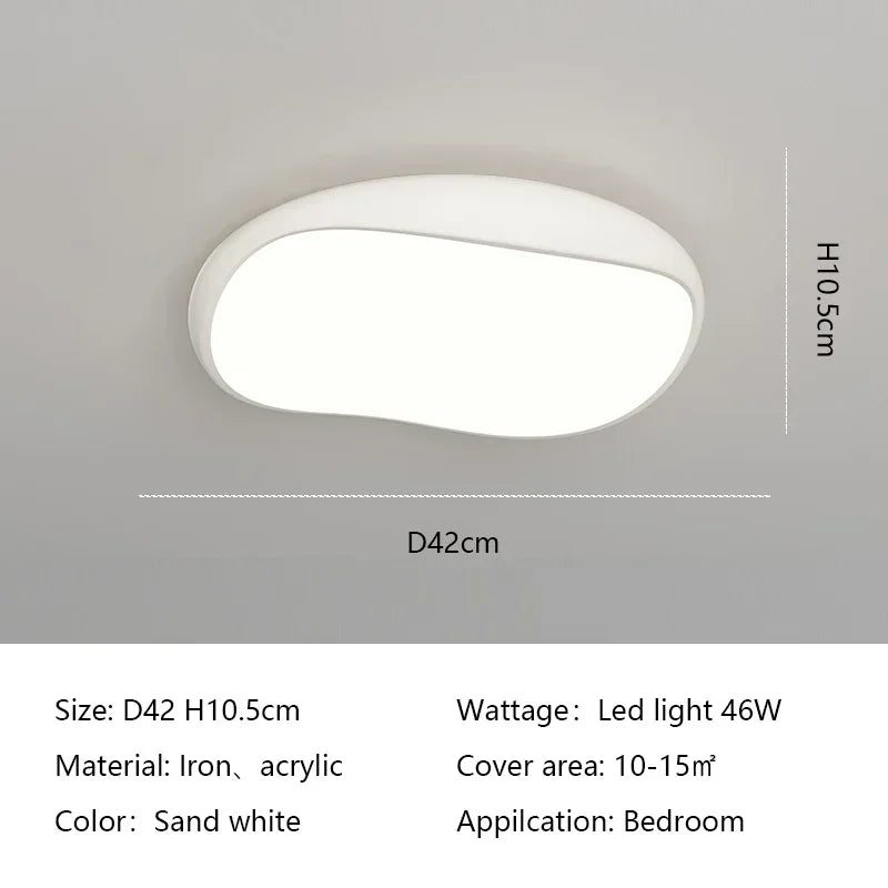 Round LED Ceiling Light: Full Spectrum Eye Protection for Home Decor & Study
