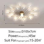 LED Chandelier Lights - Modern Indoor Lighting for Living Room, Kids Room, Bedroom