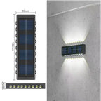 Solar Wall Lamp: Outdoor Waterproof Up/Down Lighting for Garden, Street, Landscape, Balcony