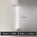 Bedroom Wall Lamp: Nordic Strip Light, Minimalist Design, Black Background, Decorative Luminaires