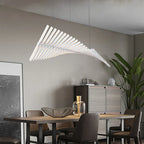 Modern Nordic Fishbone Chandelier for Living Room, Restaurant, and Office