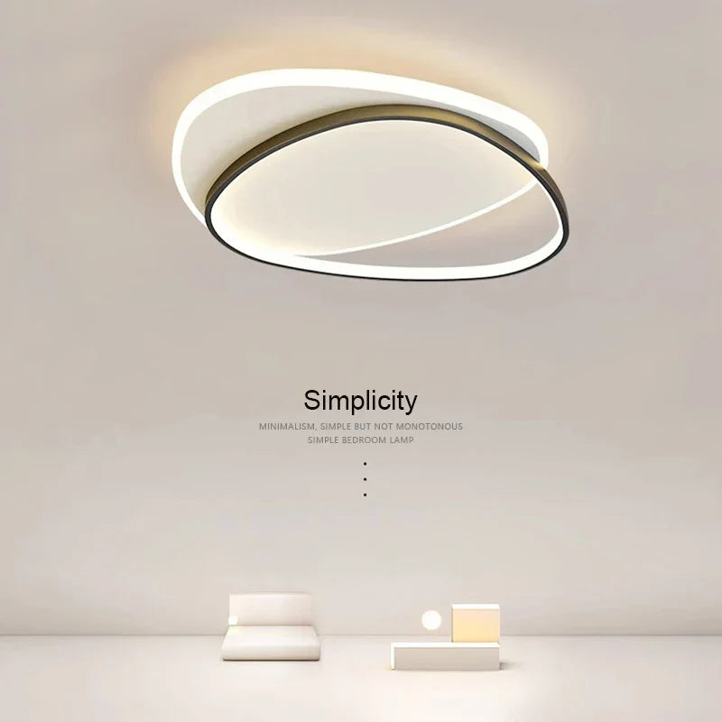 LED Ceiling Lights: Modern Round Lamps for Bedroom, Living Room, Study - Indoor Lighting Fixtures