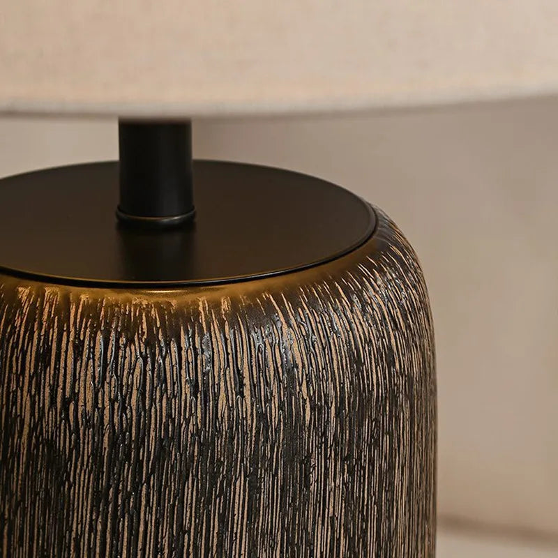 Ceramic Wabi Sabi Antique Japanese Floor Lamp for Living Room