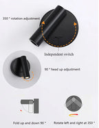 Bedroom Wall Lamp Surface Spotlight Indoor Reading Sconce Lights
